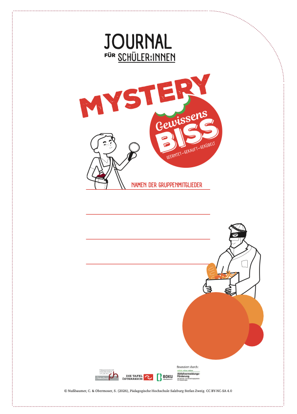 GewissensBISS Mystery Sensorik Labor Journal Cover